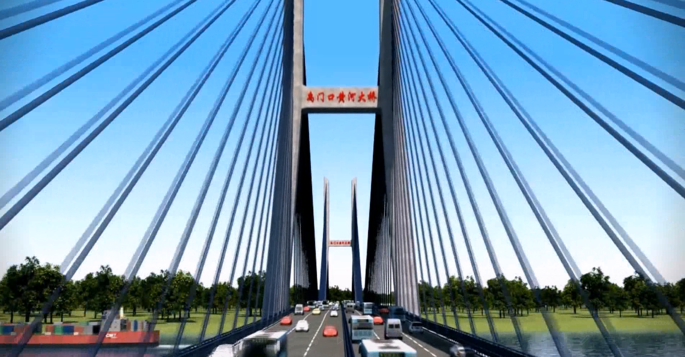 設計匯報動畫 | 黃河大橋主橋鋼梁安裝施工案例
